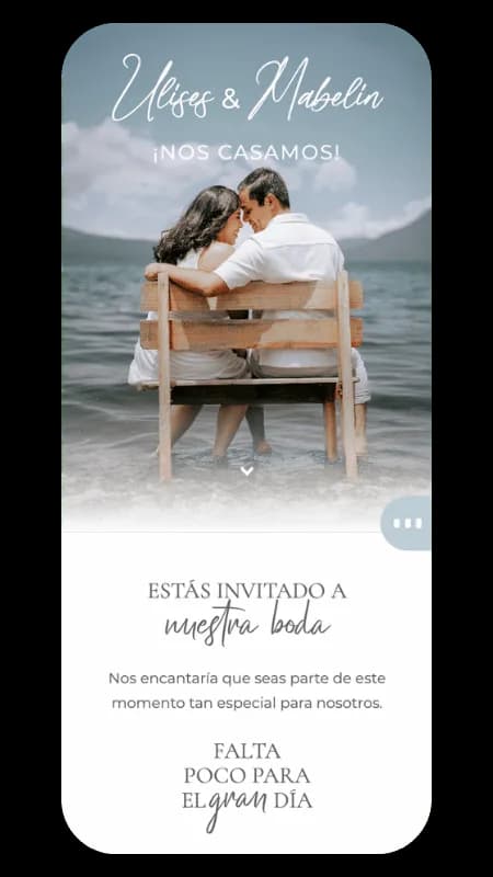 Modelo: Lealtad — RSVP y confirmación de asistencia en invitación digital